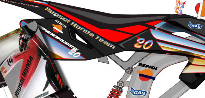 PROGETTO GRAFICO REPSOL HONDA BIKE